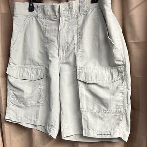 Cream Cargo Shorts